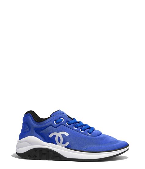 chanel fabric blue sneakers|Chanel sneakers buy online.